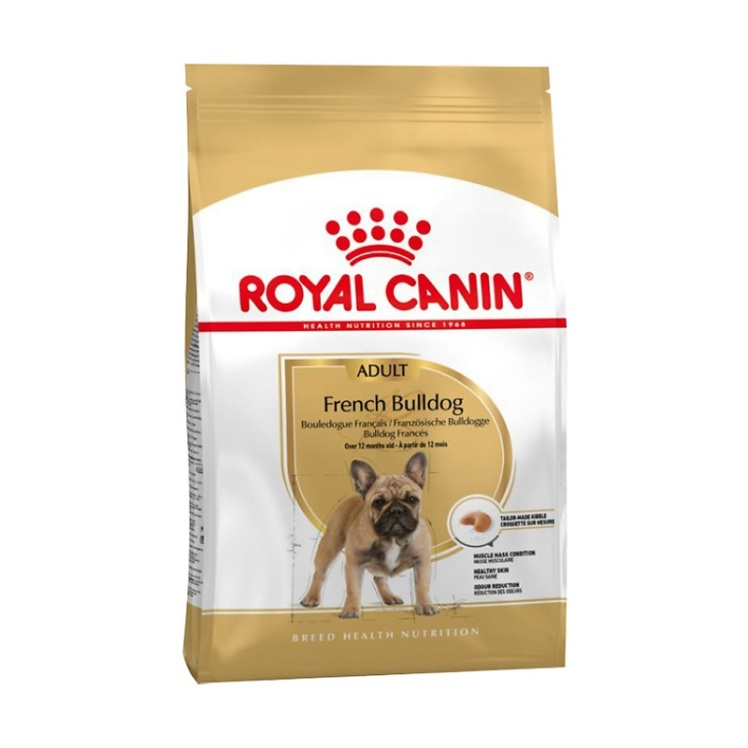 تصویر دانه بندی غذای خشک سگ رویال کنین مدل Royal Canin Adult French Bulldog وزن 3 کیلوگرم