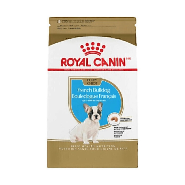 تصویر توضیحات غذای خشک توله سگ فرنچ بولداگ رویال کنین Royal Canin Puppy French Bulldog وزن 3 کیلوگرم