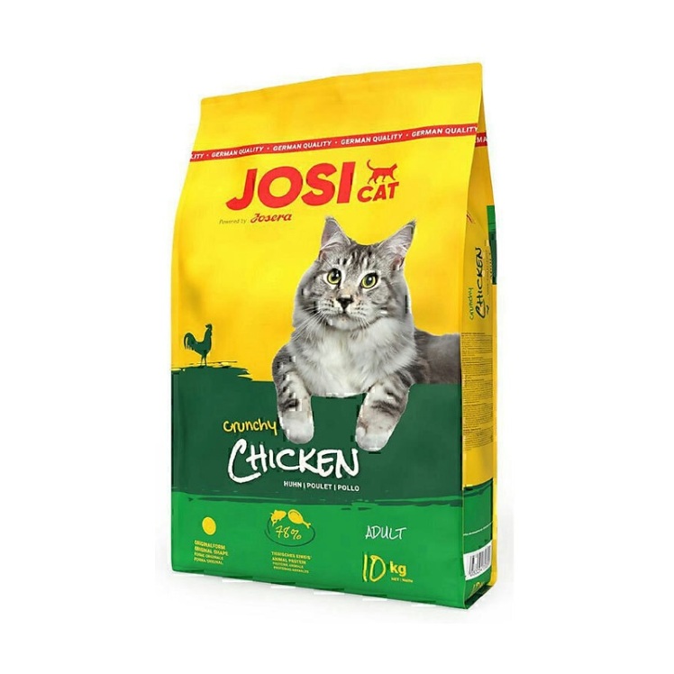 تصویر محتویات غذای خشک گربه جوسرا با طعم اردک JosiCat Crispy Duck وزن 18 کیلوگرم