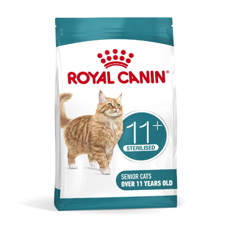 تصویر محتویات غذای خشک گربه مسن رویال کنین +12 Royal Canin Senior Ageing وزن 2 کیلوگرم