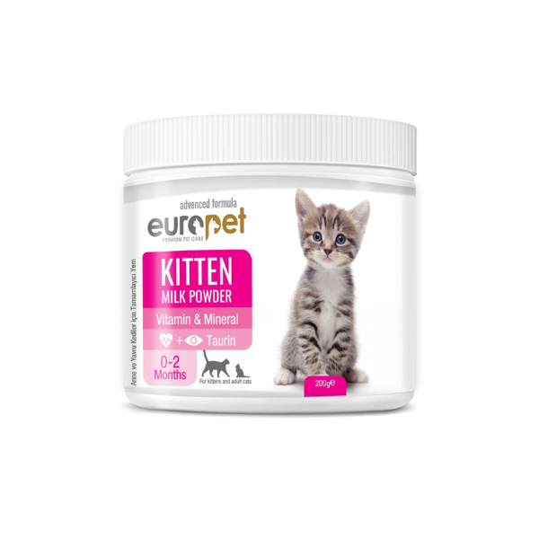 تصویر شیر خشک گربه یوروپت Europet Cat Milk Powder وزن 200 گرم