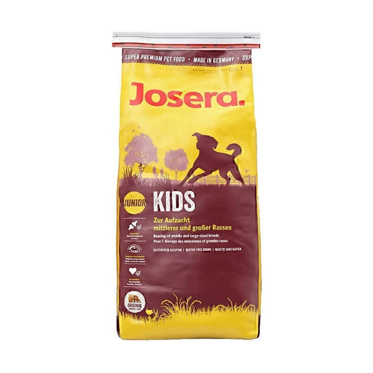 تصویر دانه بندی غذای خشک سگ مدل کیدز جوسرا Josera Kids وزن 15 کیلوگرم