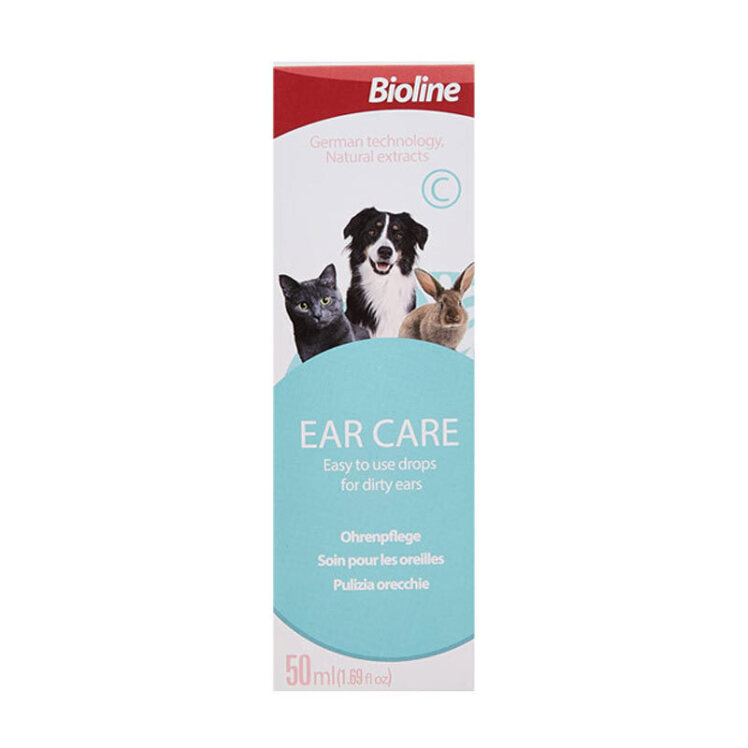 تصویر 1 قطره تمیز کننده گوش سگ ، گربه و خرگوش بایولاین Bioline Ear Care