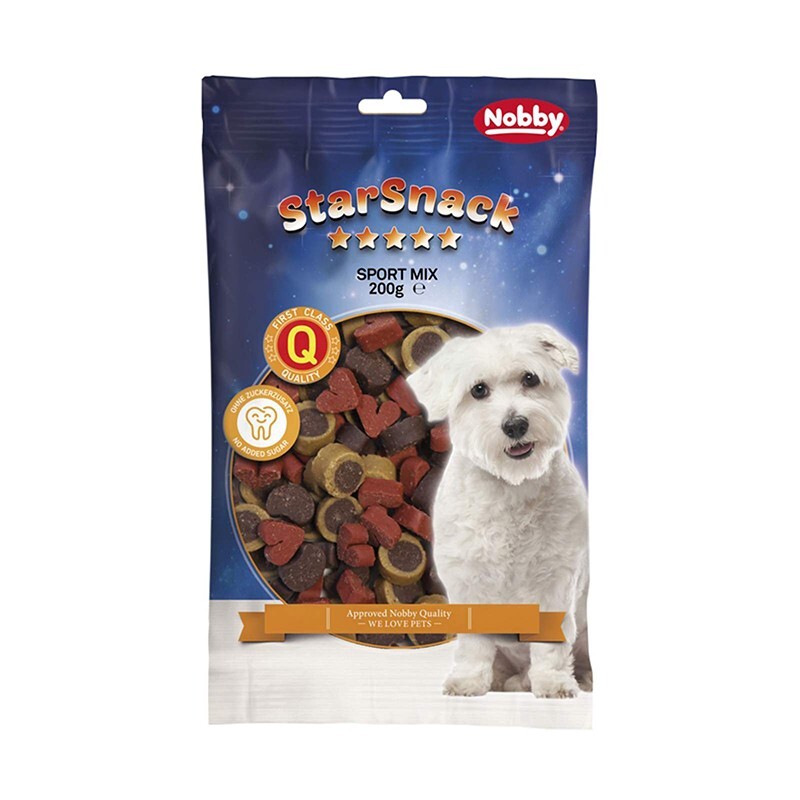  تصویر تشویقی سگ نوبی مدل اسپرت میکس وزن 200 گرم 