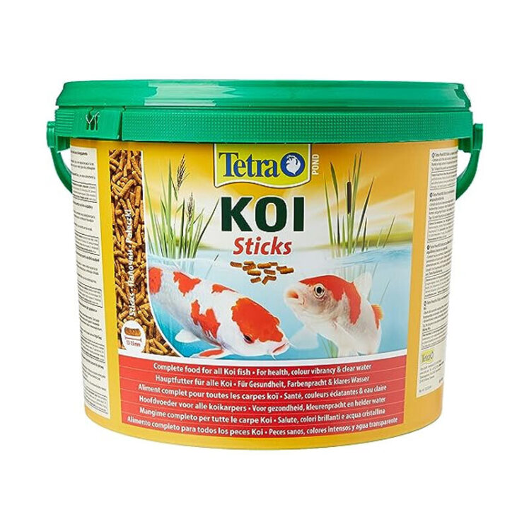 عکس سطل غذای استیکی مخصوص ماهی کوی برکه تترا Tetra Pond Koi Sticks حجم 10 لیتر