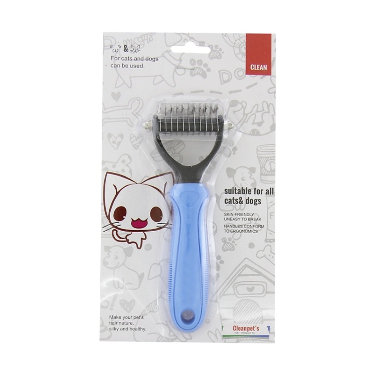 شانه حیوانات Clean Pet مدل گره باز کن سایز کوچک صورتی