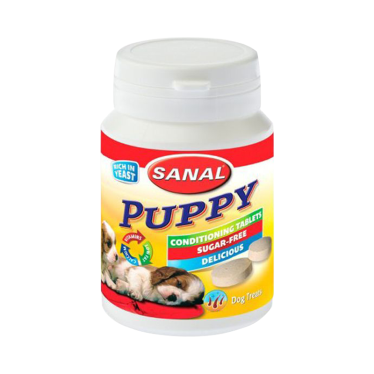 قرص ویتامینه توله سگ سانال Sanal Tablet Puppy Vitamins وزن 75 گرم