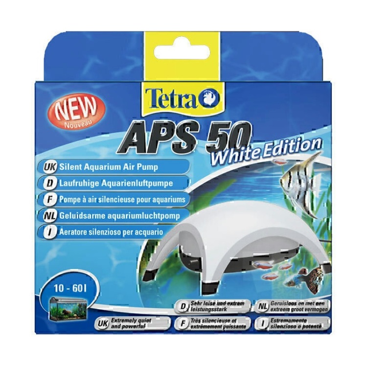 عکس پمپ هوا آکواریوم تترا Tetra APS 50 Aquarium Air Pump از سه رخ