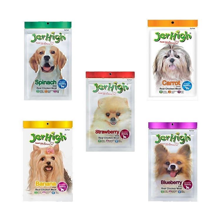 تصویر 1 باندل بسته تشویقی سگ جرهای Jerhigh Treat Pack مجموعه 5 عددی 