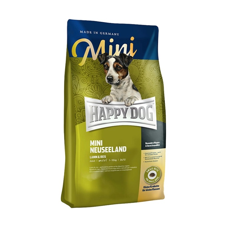 تصویر دانه غذای خشک سوپر پرمیوم سگ هپی داگ Happy Dog Sensible Mini Neuseeland وزن 4 کیلوگرم