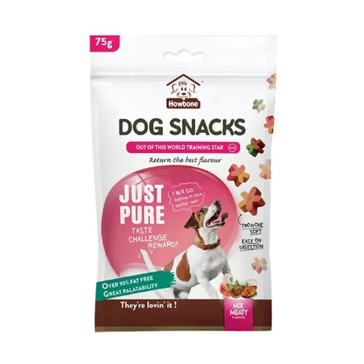 تصویر 2 اسنک تشویقی سگ ستاره ای شکل هابون با طعم مخلوطی از گوشت ها Hawbone Dog Snacks With Mix Meaty Flavour وزن 75 گرم