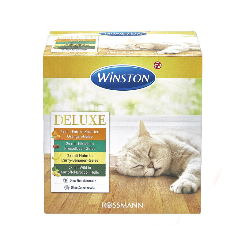  تصویر بسته پوچ گربه وینستون مدل Deluxe Jelly Pack مجموعه 8 عددی 