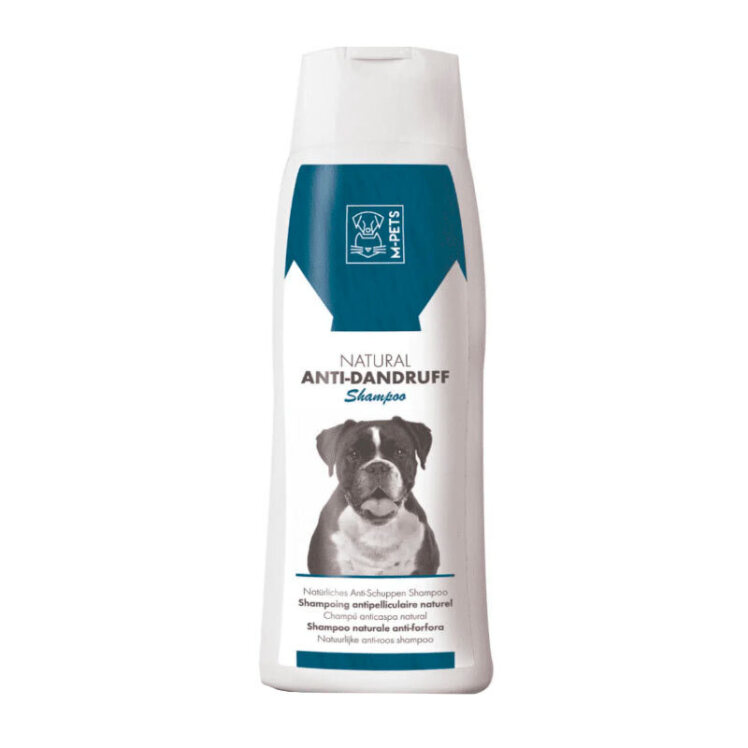 تصویر شامپو ضد شوره سگ ام پت Mpets Anti Dandruff Shampoo حجم 250 میلی لیتر از نمای رو به رو