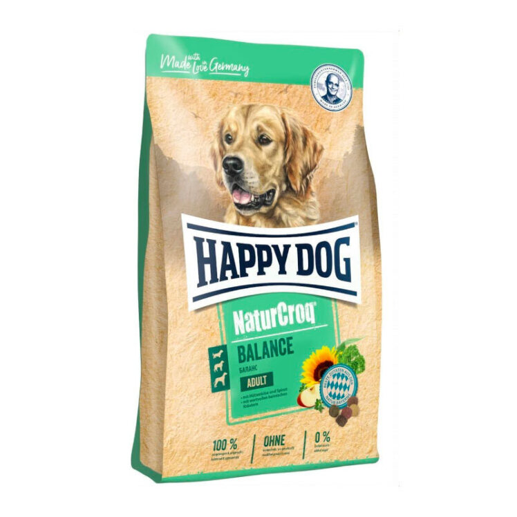 تصویر غذای خشک سگ هپی داگ Happy Dog NaturCroq Balance وزن 4 کیلوگرم از نمای رو به رو