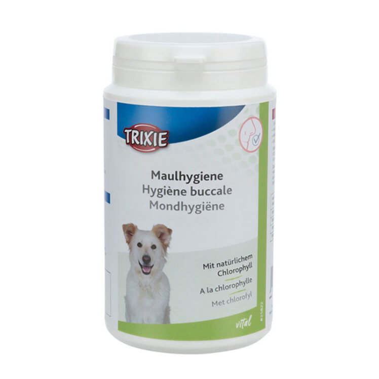 تصویر قرص بهداشت و خوشبو کننده دهان و دندان سگ تریکسی