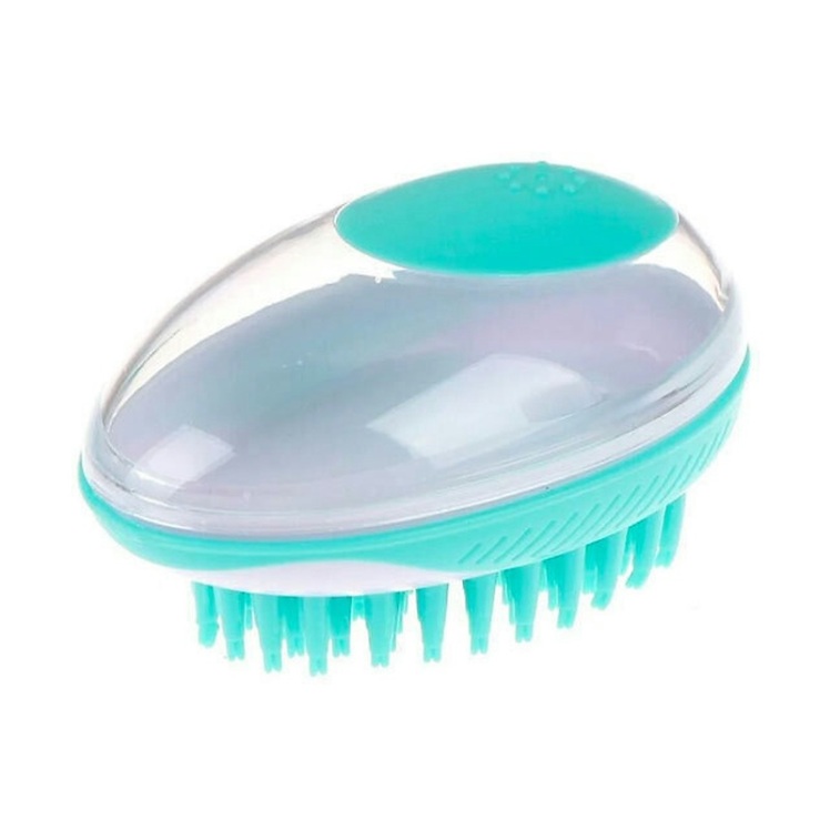 تصویر رنگ صورتی لیف تخم مرغی سگ و گربه راب ایز Rubeaz Soap Dispenser & Brush
