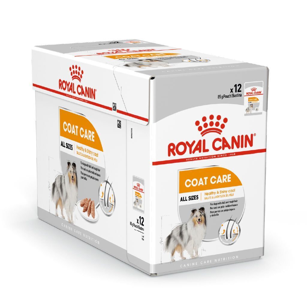  عکس بسته‌های غذای خشک سگ رویال کنین Royal Canin Mini Coat Care وزن 3 کیلوگرم 