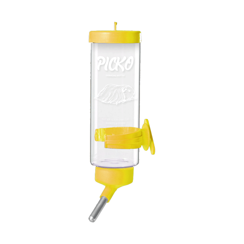  تصویر آبخوری جوندگان هپی پت مدل Picko رنگ زرد 