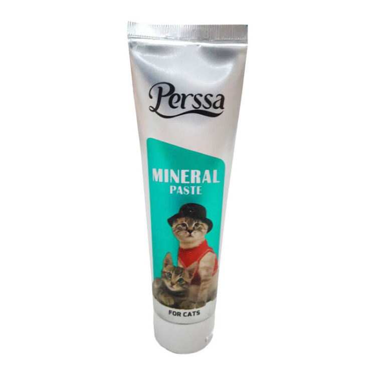 عکس خمیر ویتامینه گربه پرسا مدل Mineral And Vitamins Paste وزن 100 گرم