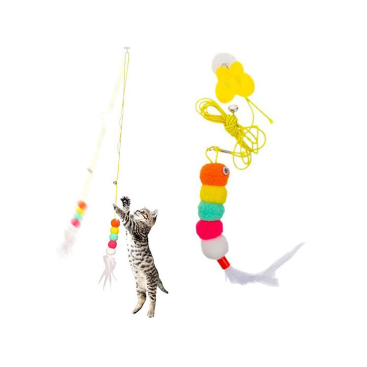 عکس اسباب بازی گربه پرس پت مدل آویز چسبان Perspet Cat Toy