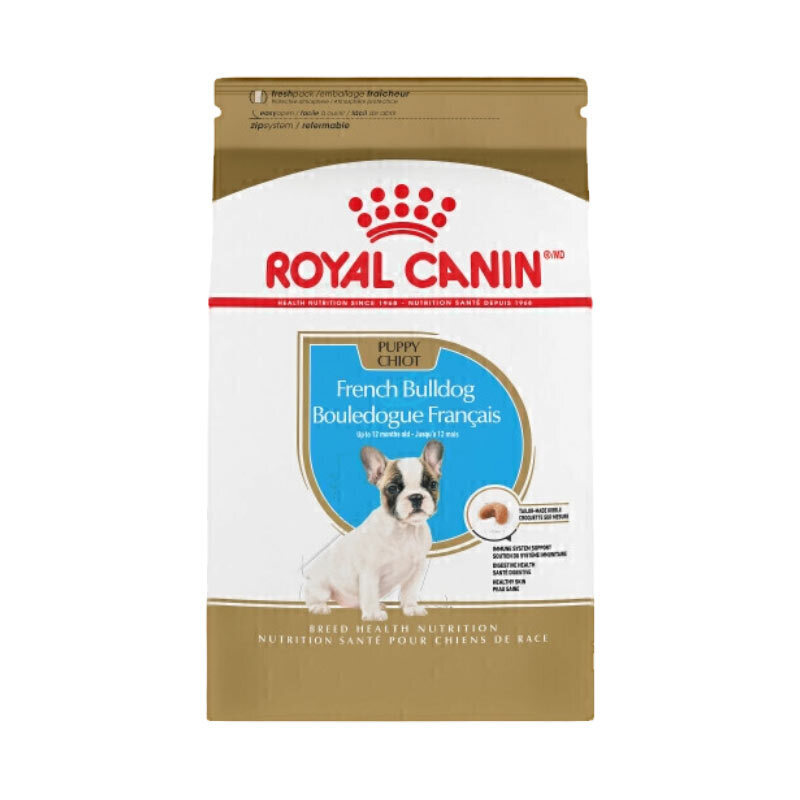  تصویر غذای خشک توله سگ فرنچ بولداگ رویال کنین Royal Canin Puppy French Bulldog وزن 3 کیلوگرم 