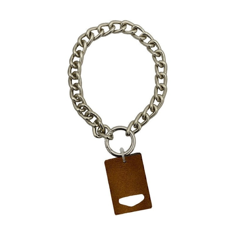 تصویر قلاده زنجیری سگ مدکاو Mad Cow Dog Collar Chain سایز S رنگ طلایی