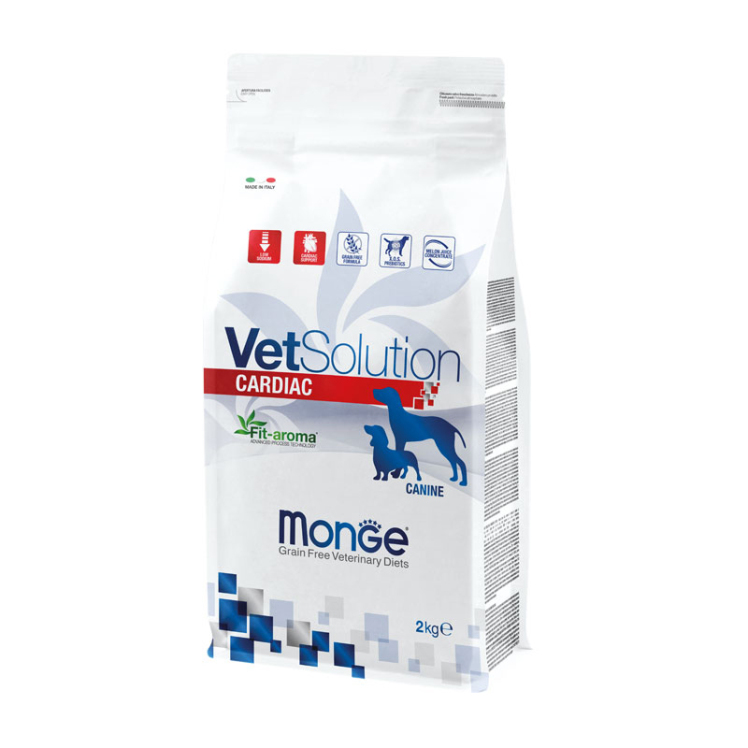 تصویر غذای خشک درمانی سگ کاردیک مونژ Monge VetSolution Cardiac Canine وزن 2 کیلوگرم