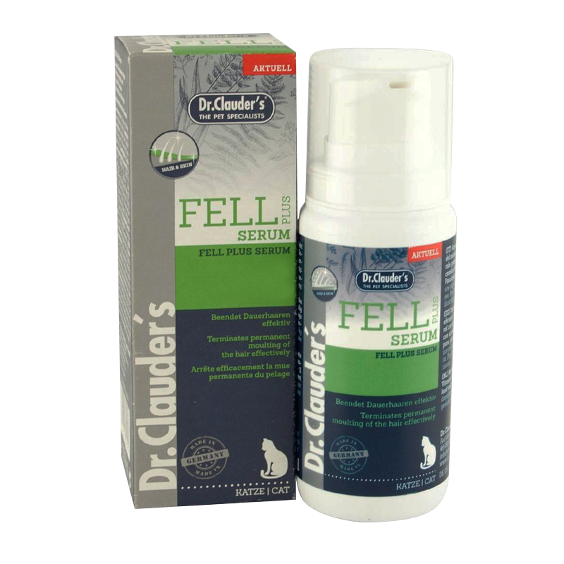 سرم تقویت پوست و مو گربه دکتر کلادرز مدل Fell Plus Serum حجم 100 میلی لیتر 