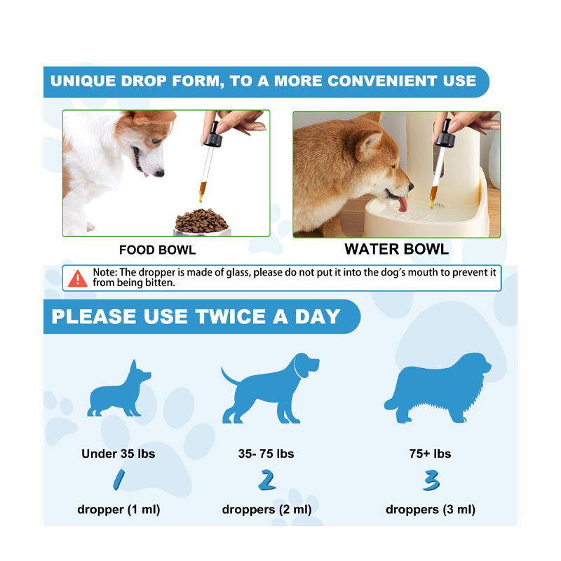  تصویر 2 قطره مایع ویتامین دی سگ اویمال Oimmal Liquid Vitamin D For Dogs 