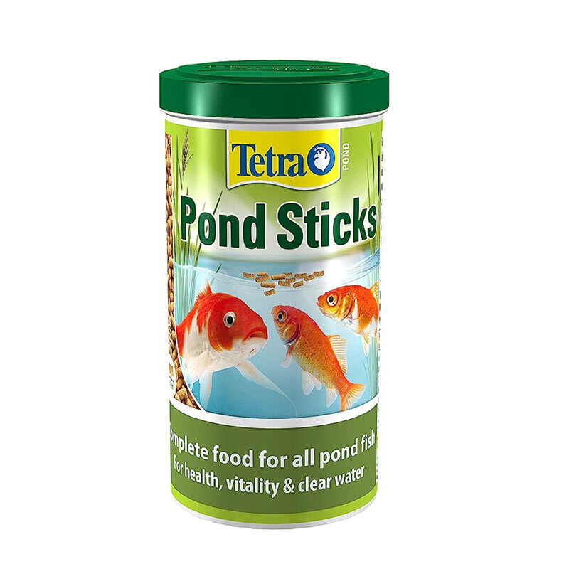  تصویر 1 غذای استیکی مخصوص ماهی برکه تترا Tetra Pond Sticks حجم 1 لیتر 