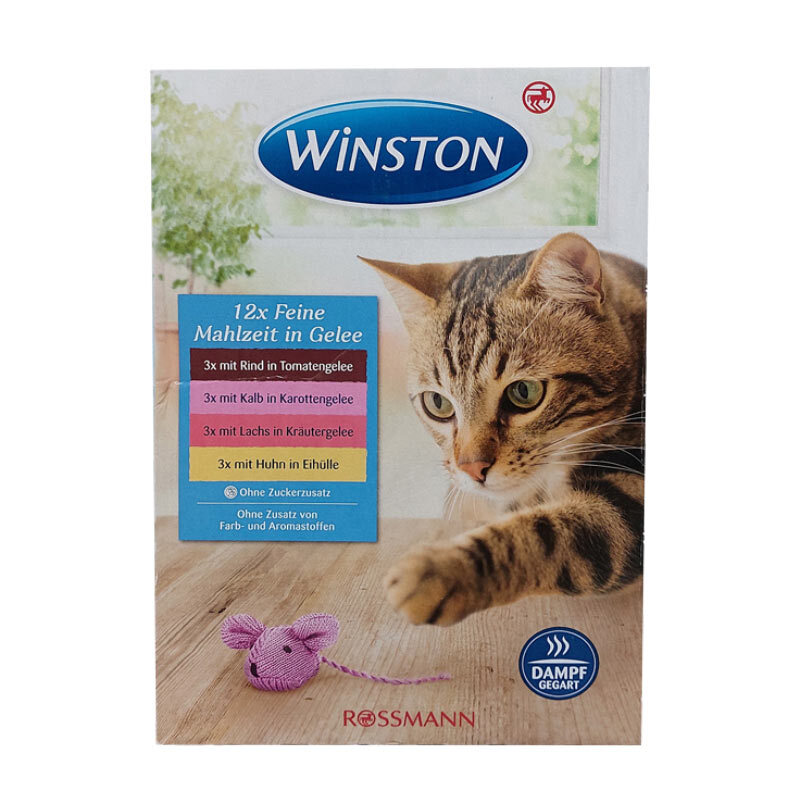  تصویر پوچ گربه وینستون در ژله Winston In Jelly Pack بسته 12 عددی 
