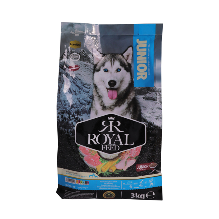 عکس بسته بندی غذای خشک سگ رویال فید مدل Medium & Large Juniors وزن 3 کیلوگرم 