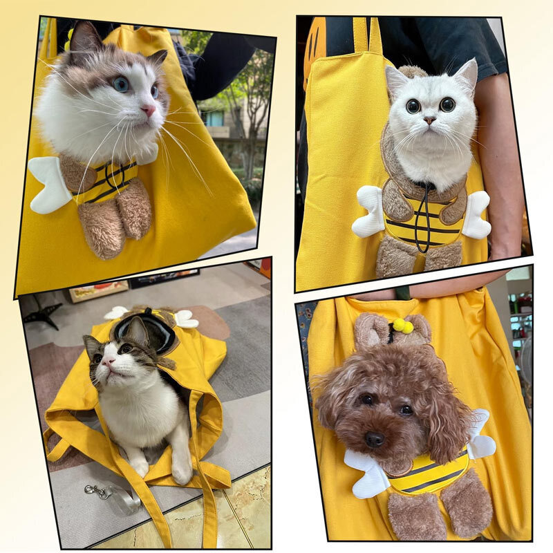 تصویر لایف استایل ساک حمل زنبوری سگ و گربه لیهوری Lihuori Dog & Cat Beeg Bag 