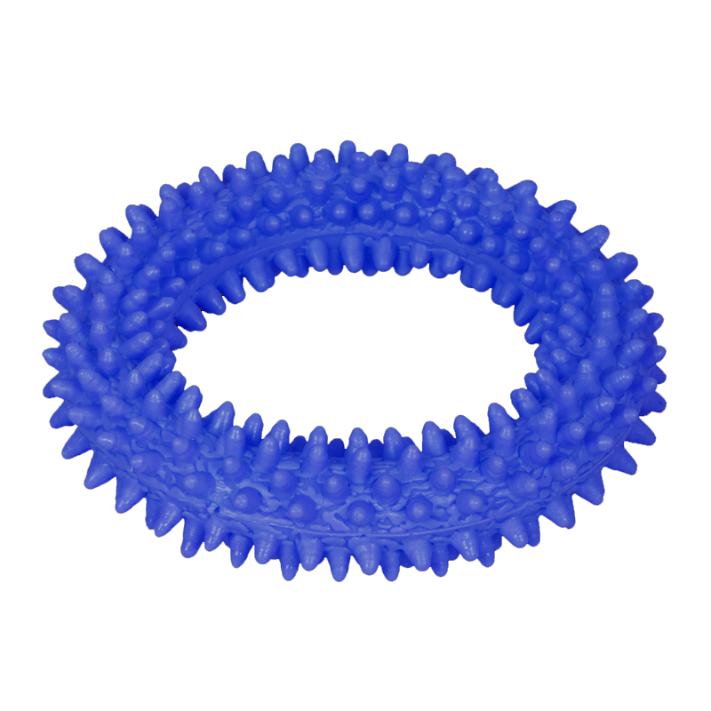  تصویر اسباب بازی دندانی سگ هپی پت مدل دایان رنگ آبی 