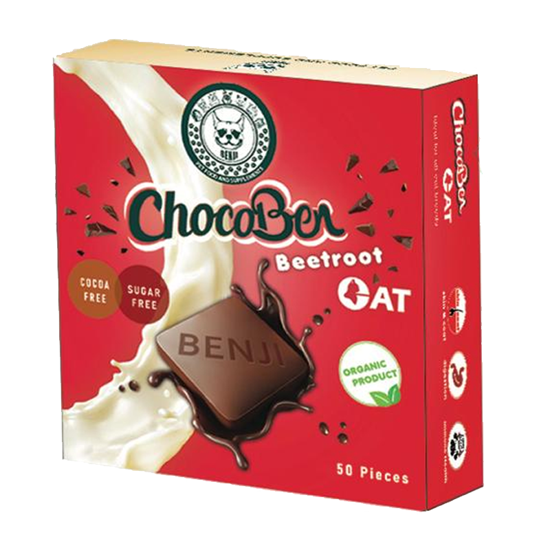  عکس روی بسته بندی تشویقی گربه بنجی مدل ChocoBen Beetroot بسته 50 عددی 