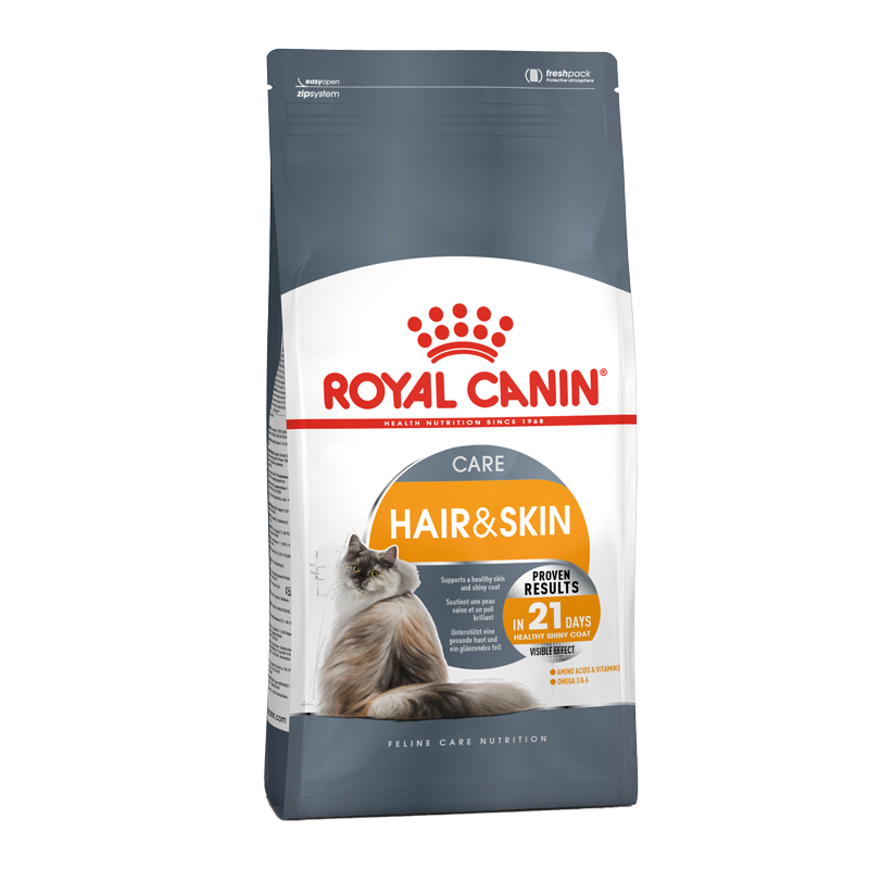  غذای خشک گربه پوست و مو رویال کنین Royal Canin Hair & Skin Care وزن 400 گرم 