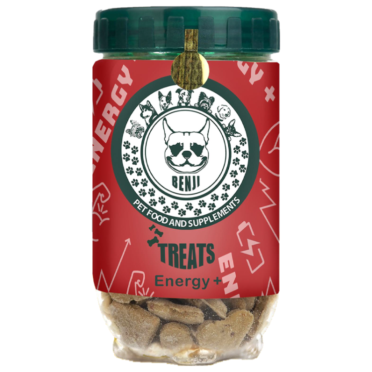 عکس راهنمای تغذیه مکمل غذایی سگ بنجی مدل Energy Plus وزن 220 گرم