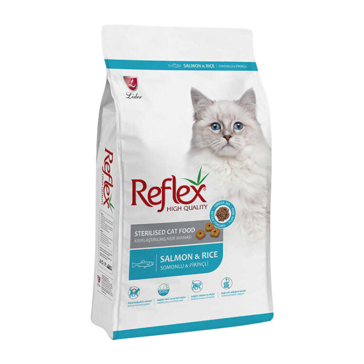 تصویر غذای خشک گربه رفلکس مدل Sterilised وزن 2 کیلوگرم
