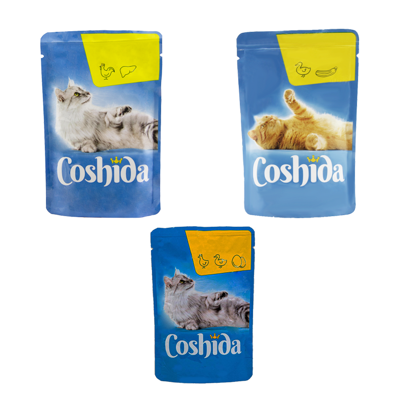  پوچ گربه کوشیدا با طعم مرغ Coshida Poultry Pack بسته 3 عددی 