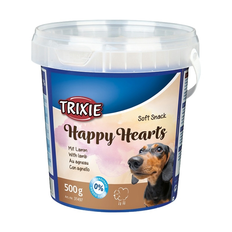 تصویر 2 تشویقی سگ تریکسی با طعم بره Trixie Happy Hearts وزن 500 گرم