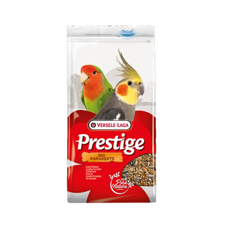 تصویر خوراک کامل طوطی سانان بزرگ ورسله لاگا Versele-Laga Prestige Big Parakeets Food وزن 1 کیلوگرم