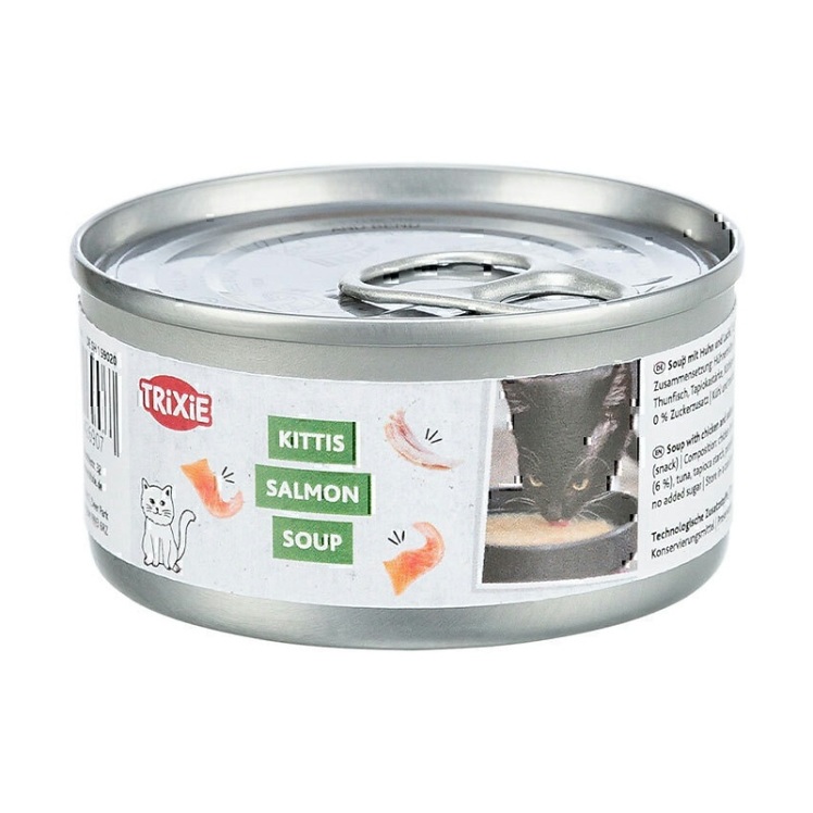 عکس محصول سوپ گربه تریکسی با طعم مرغ Trixie Chicken Soup وزن 80 گرم