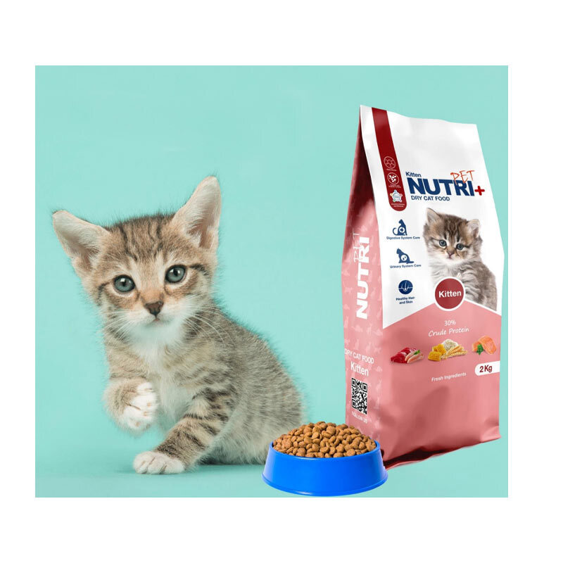  تصویر 2 غذای خشک بچه گربه نوتری پلاس Nutri Plus Kitten Cat Food وزن 2 کیلوگرم 