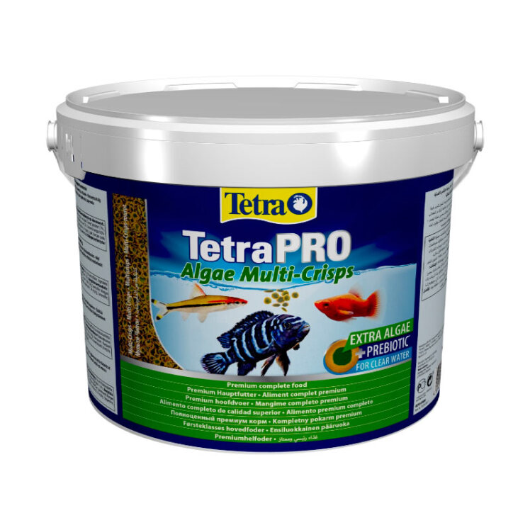 تصویر غذای مخصوص آبزیان تترا Tetra Pro Algae Multi Crips حجم ۱۰ لیتر