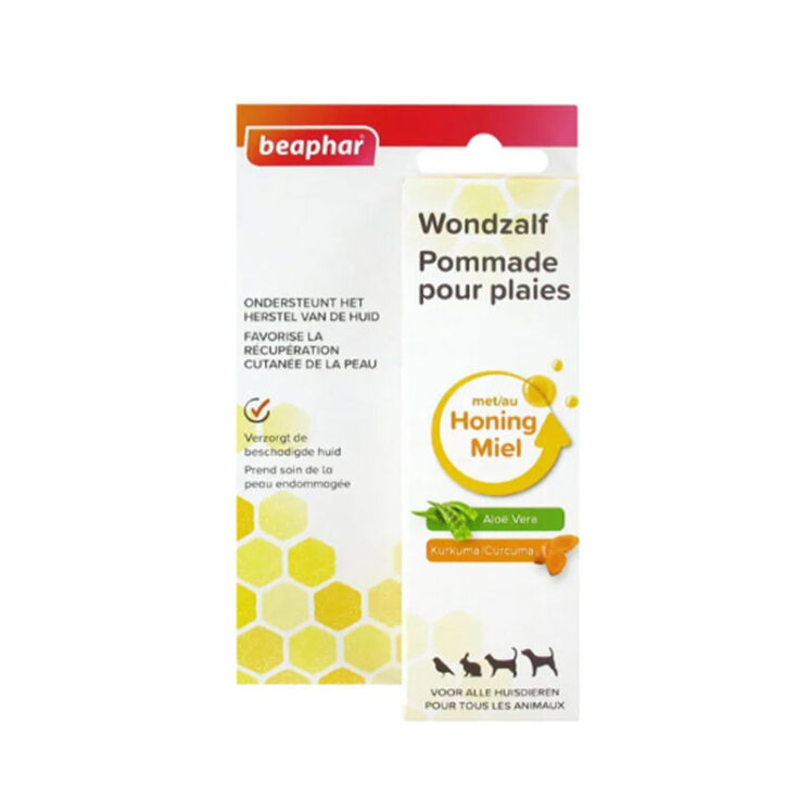 تصویر 1 کرم بهبود زخم سگ ، گربه، خرگوش و پرندگان بیفار Beaphar Wound Ointment حجم 30 میل