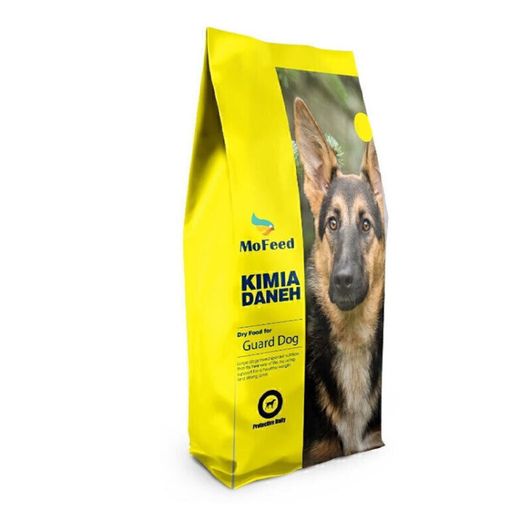 تصویر غذای خشک حمایتی سگ نگهبان مفید MoFeed Guard Dog Dry Food وزن 10 کیلوگرم از نمای پشت