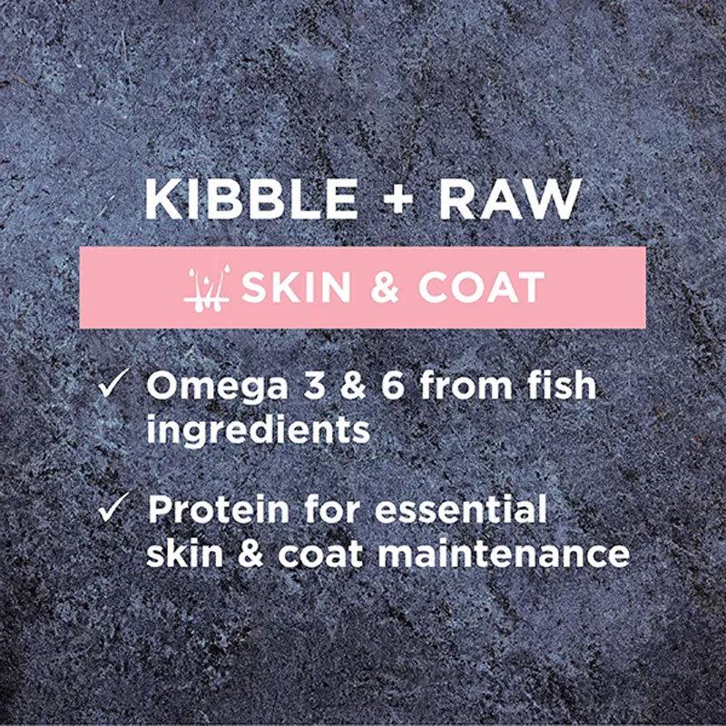  تصویر ویژگی محصولی غذای خشک مناسب برای پوست و مو سگ بالغ با طعم مرغ اینستینکت Instinct Raw boost Kibble & Raw For Skin & 