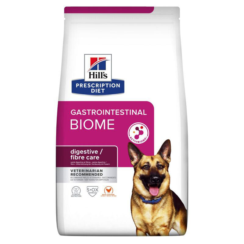  تصویر غذای خشک درمانی سگ هیلز مناسب مشکلات گوارشی با طعم مرغ Hill's Gastrointestinal Biome Dog Food With Chicken وزن 10 