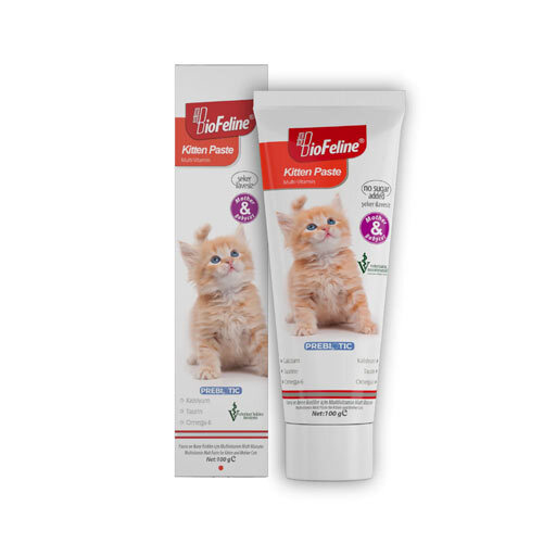عکس خمیر مولتی ویتامین بچه گربه بیوفلاین BioFeline Multivitamin Paste وزن 100 گرم