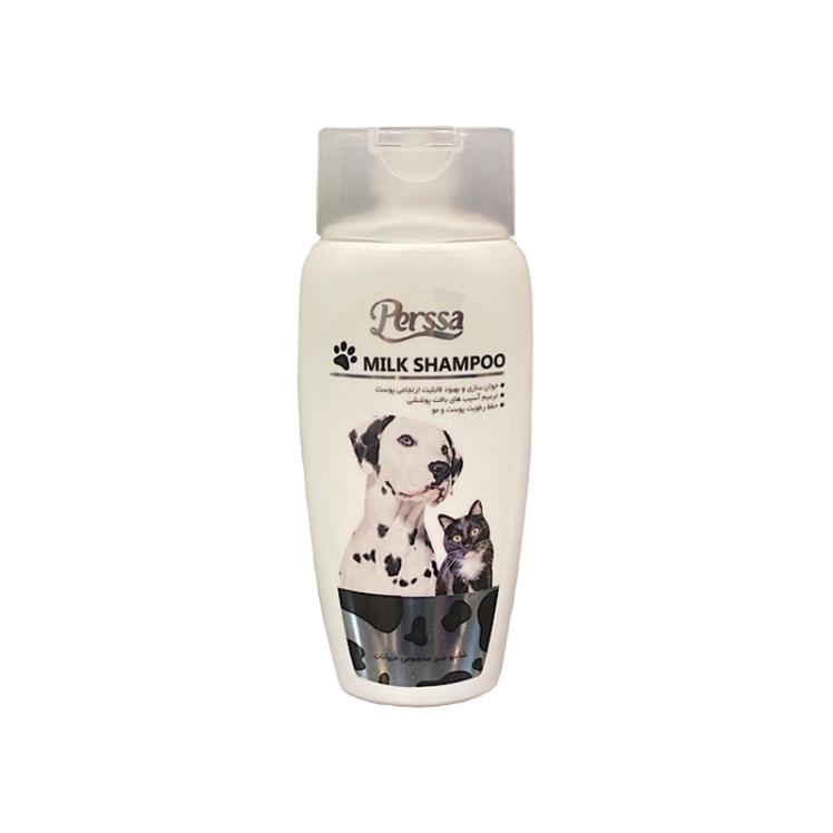 شامپو حیوانات پرسا مدل Milk Shampoo حجم 250 میلی لیتر